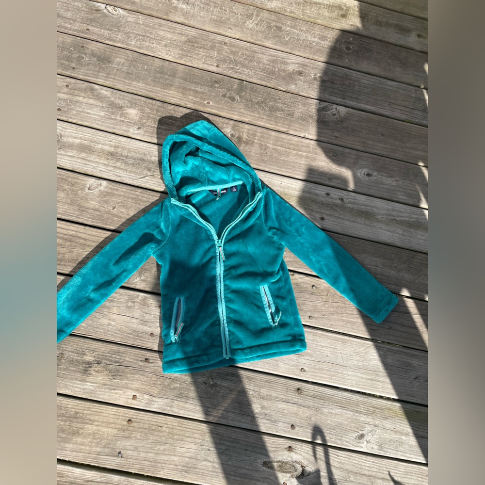 7-8 girls Landsend fleece jacket